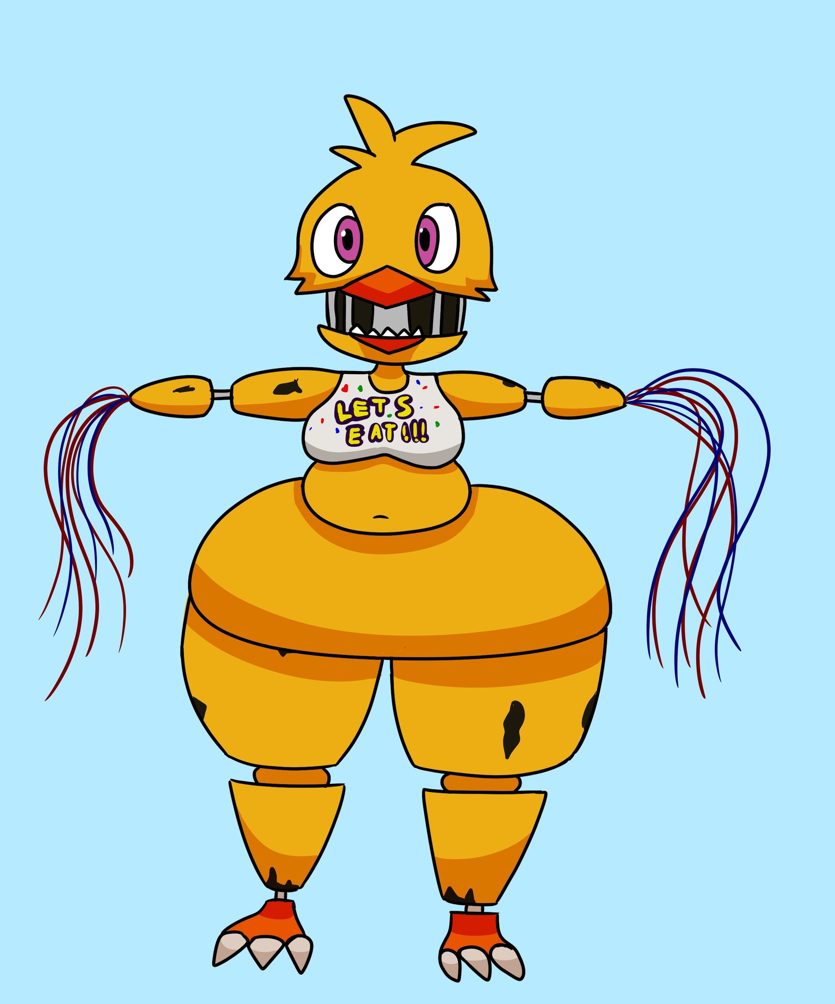 OrangeHerring on X: I took a look at Withered Chica and I was