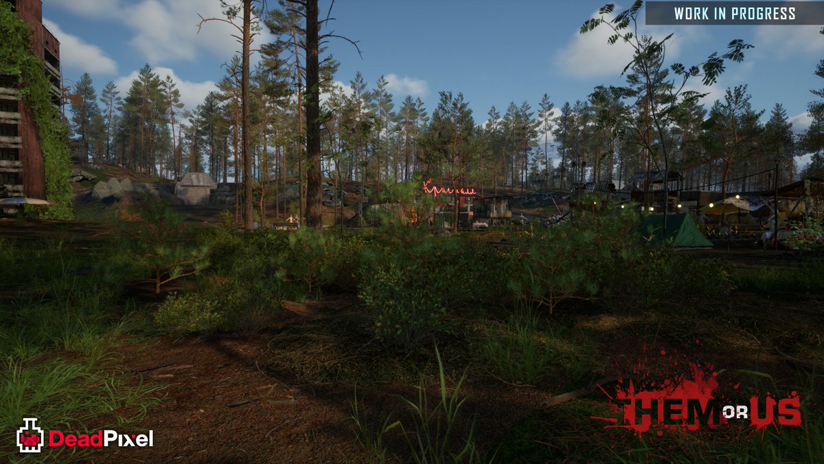 DeadPixel_Labs's tweet photo. Just working on migrating our unannounced game to #UE5 to peep out the new Lumen &amp; Nanite features!

🚨Think you could Survive?🧟

👀Check the full gallery @ 
https://t.co/USDJ3ZPI3V 

#UnrealEngine5 #SurvivalGame #indiedev #indiegame #ThemOrUs #Tactical #OpenWorld #DeadPixelLabs https://t.co/oMvUHuynT8