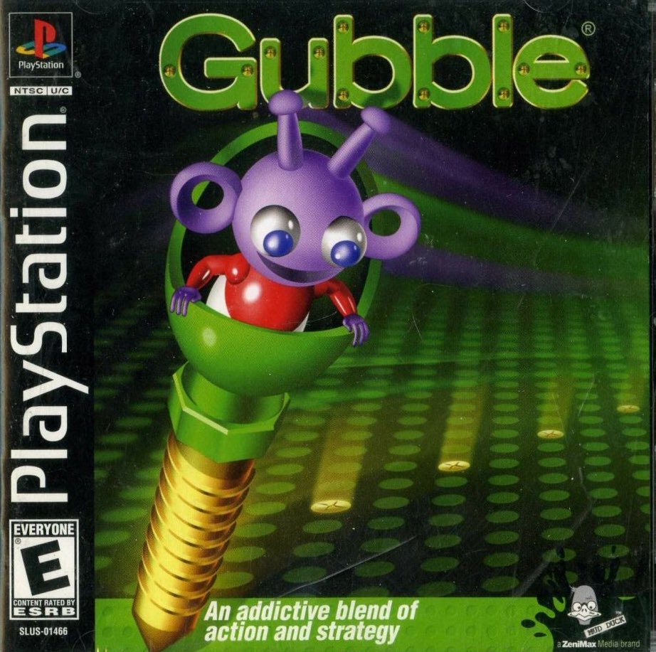 RT @CoolBoxArt: Gubble / PlayStation / Mud Duck Productions / 2002 https://t.co/ct3jJWEanK