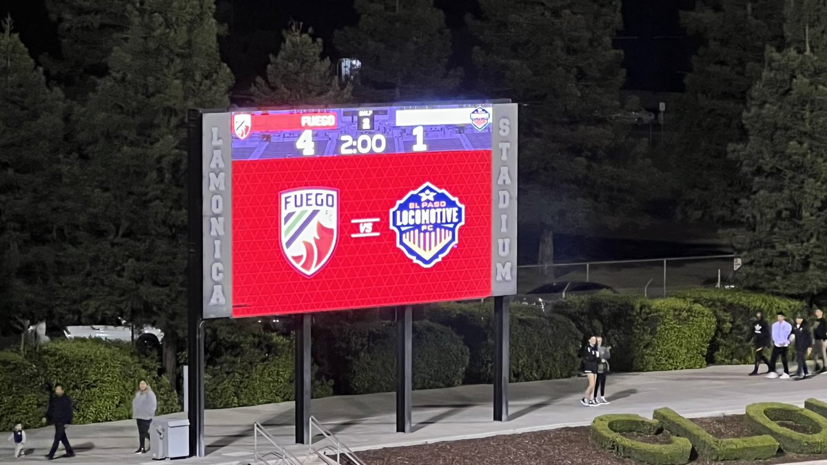 Very thankful to have gotten the chance to work with <a href="/fuego_futbol/">Fuego FC</a> last night at Lamonica Stadium. 

Amazing atmosphere and awesome crew. Best of luck the rest of the way!