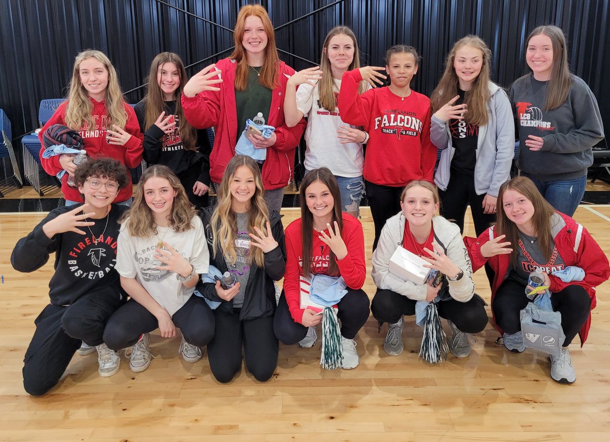 Great group of girls representing Firelands Athletics today. Thank you to all the presenters for the powerful life lessons and words of encouragement.