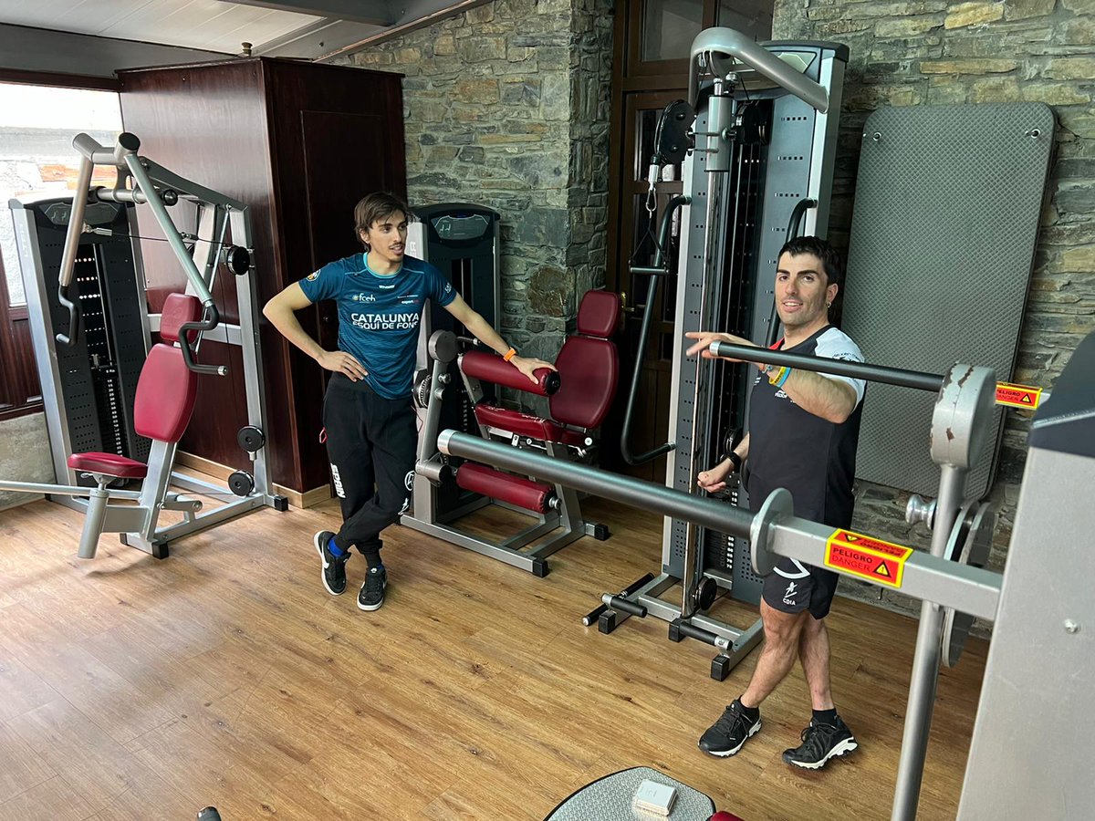 CdiaAran's tweet photo. Comienza la concentración de tecnificación en @baqueira_beret con ocho deportistas, cinco de la @FEDEDDF y tres de la @_FEDPC_ 

Primera jornada de trabajo físico en el gimnasio

Información 👇 
https://t.co/2LXzfpUvI4
⛷🏂 #deporteinclusivo #deportedeinvierno #esqui #snowboard https://t.co/joXqwsWKtx