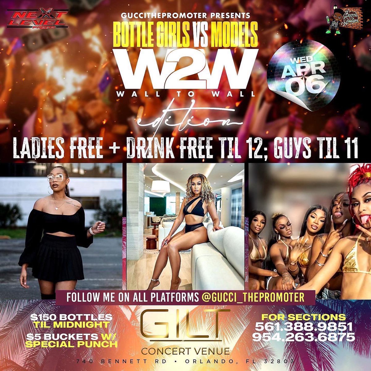 NextLevelPromo_'s tweet image. Tonight’s vibes meet us at gilt 🔥🔥

We bringing the whole NextLevel family outside 🤧