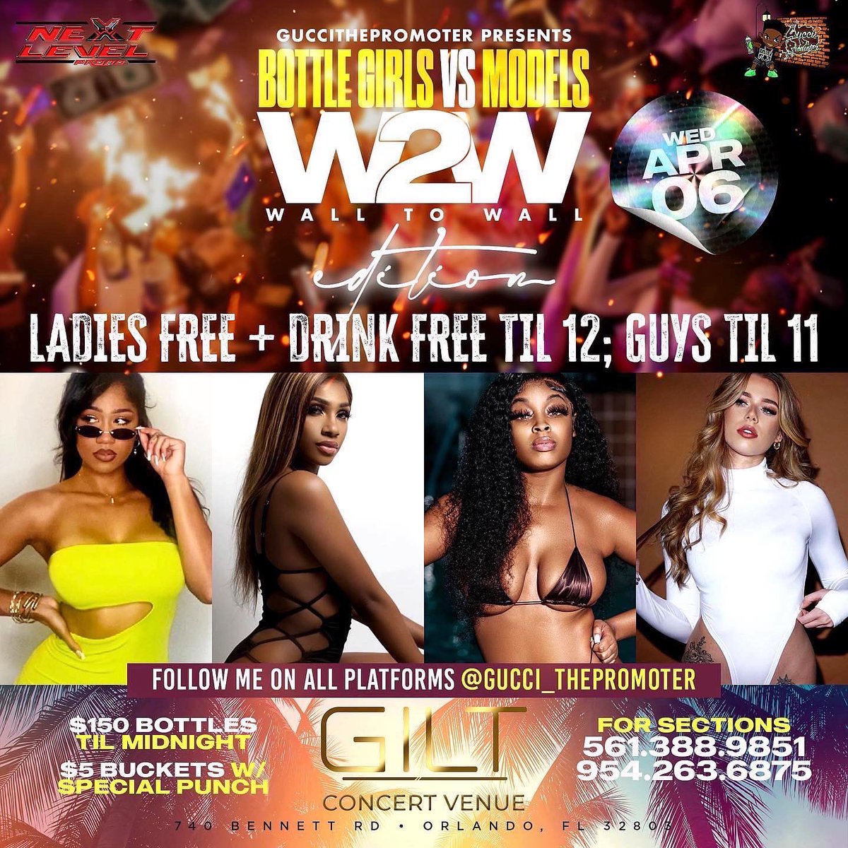 NextLevelPromo_'s tweet image. Tonight’s vibes meet us at gilt 🔥🔥

We bringing the whole NextLevel family outside 🤧