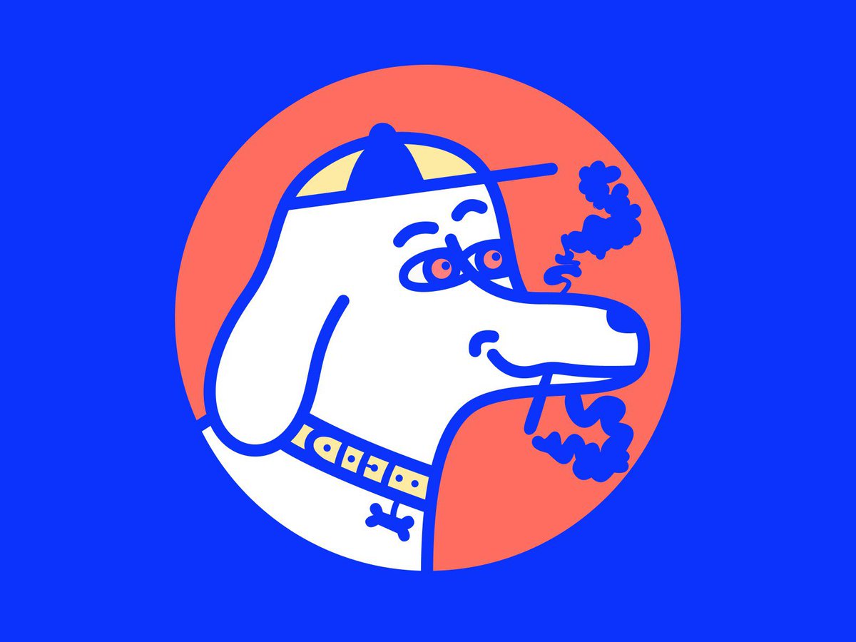 After a couple of years of working in crypto and being in NFTs, I’ll combine them with my illustrations. It might be the start of something or probably nothing.

This smoking doggo is the genesis. Expect more doggos, smoke, and glasses. It may drop on 4/20. It may not.

!vibe