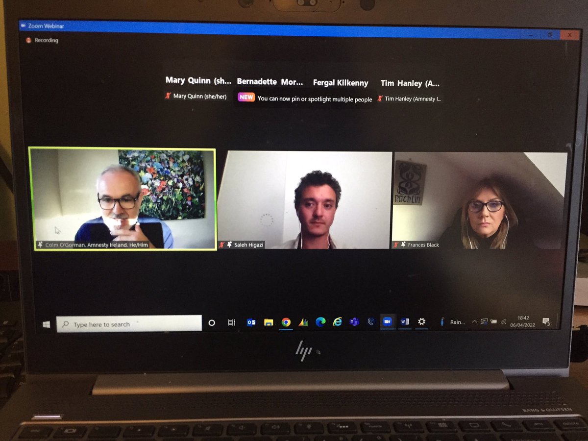 Time for <a href="/AmnestyIreland/">Amnesty Ireland</a> Annual Conference 2021! A little different to our pre-Covid days but brilliant to have more activists join us by going virtual ✌️