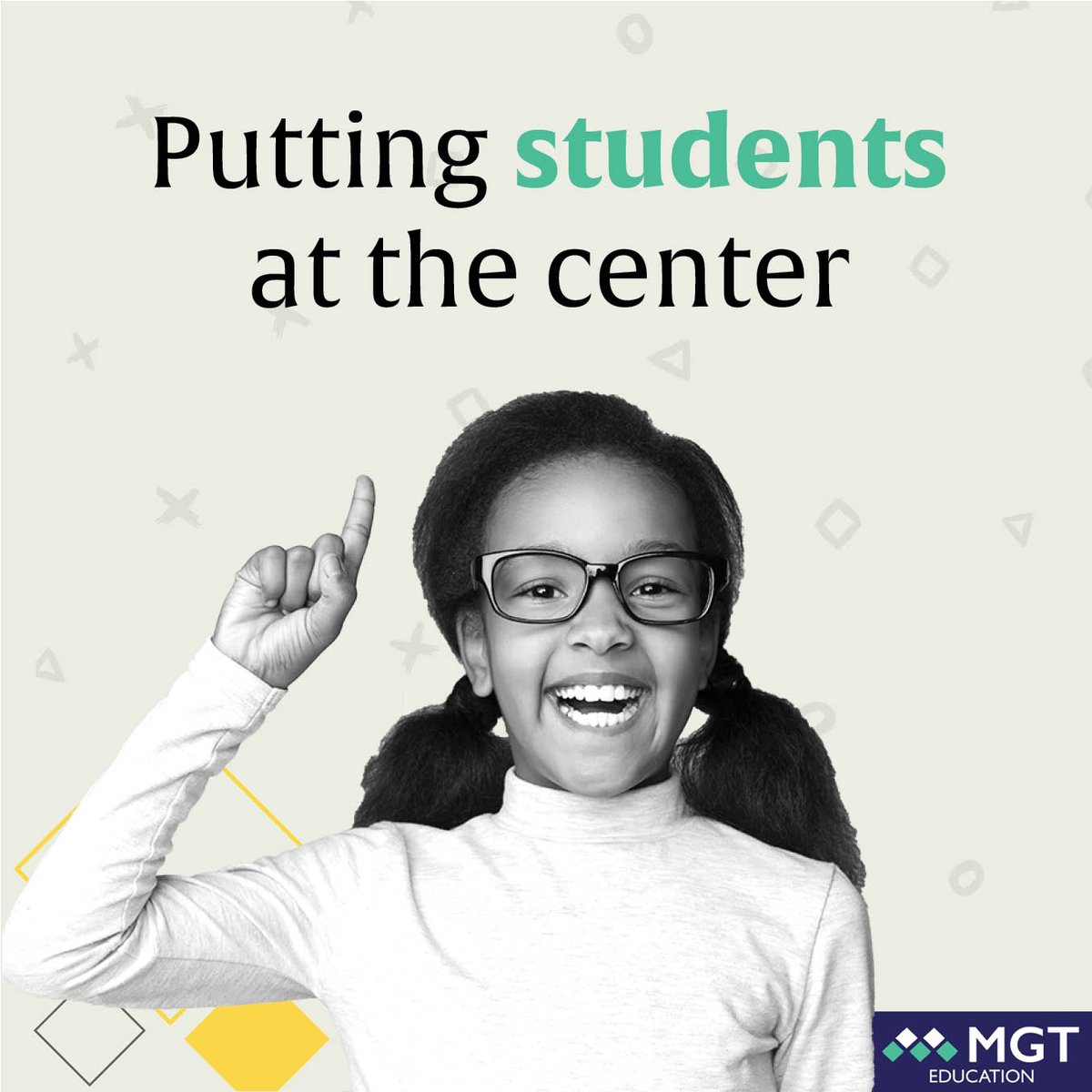 We're excited to announce our MGT Education series on accelerating leadership and innovation in education! Our goal is to help leaders in education increase student success through organizational effectiveness. For more information, click this link! ow.ly/8q5G50IBe6l