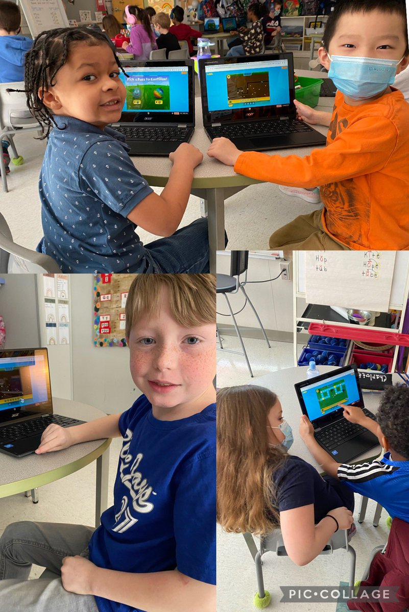 We started coding today. We learned about sequencing steps and practised using Kodable. <a href="/StLukeNepean/">St. Luke School (Nepean)</a>
