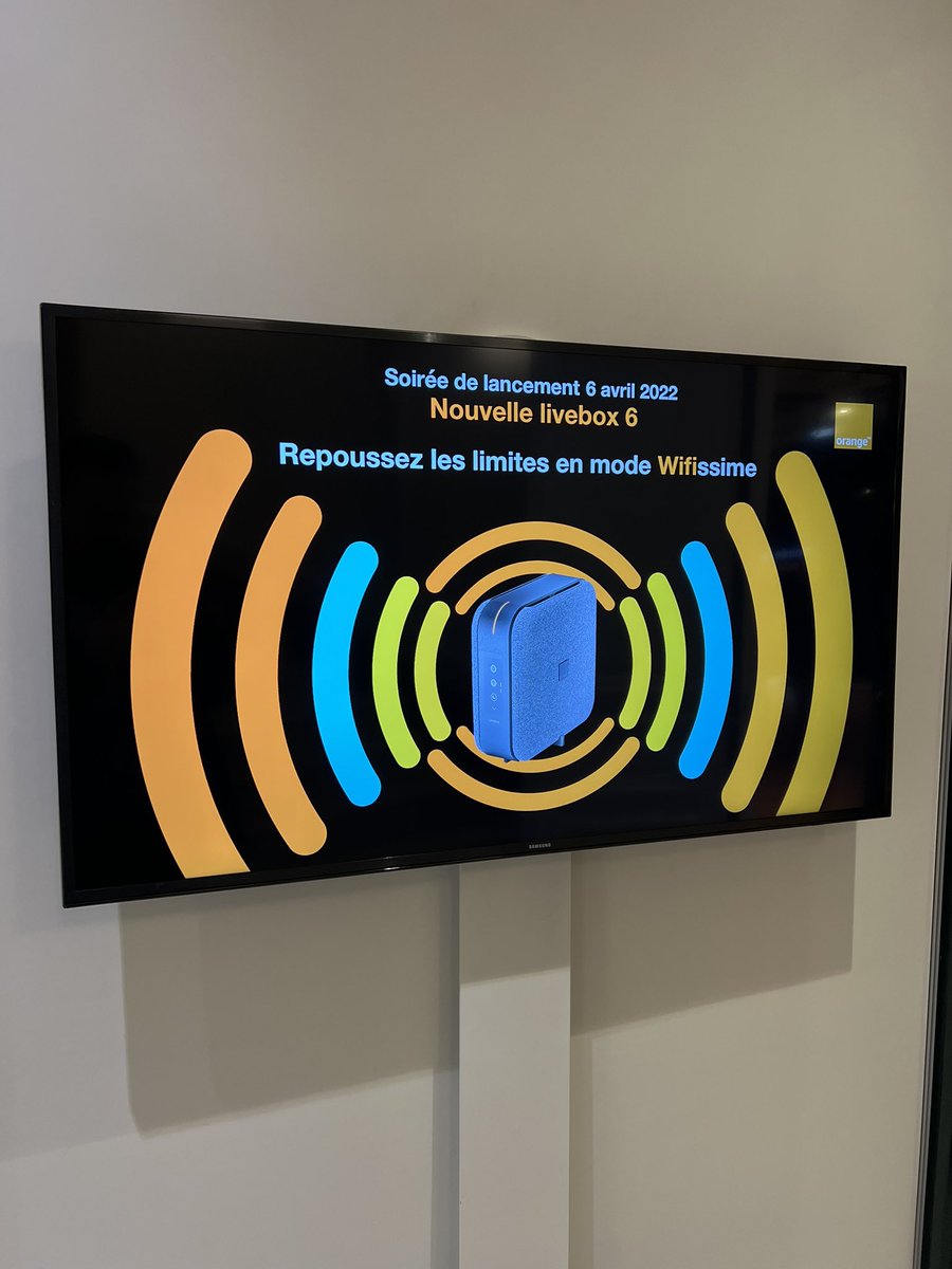 CQPLH's tweet photo. Soirée de lancement de la nouvelle #Livebox6 de @orange #Wifi6 #Wifi6E @Orange_France @OrangeIDF #orangeopera https://t.co/exMUAqhhFU