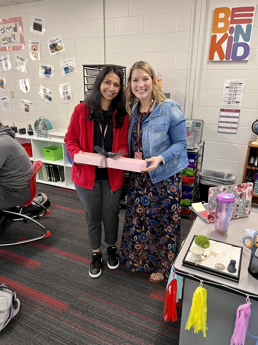 Ms. P, we’d CRUMBLE without you! ❤️ Happy Paraprofessionals Day, <a href="/RasmitaPydiset1/">Rasmita Pydisetti</a>! #CHS9Family @CrumblCookies