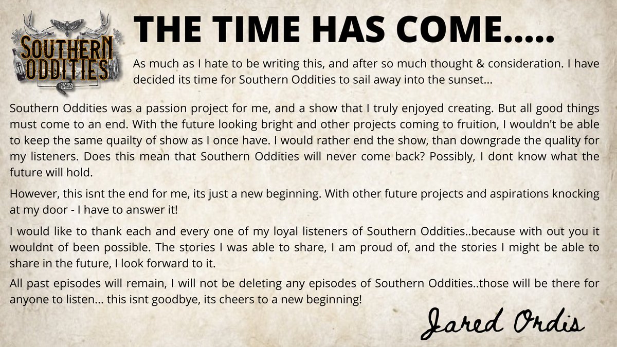 Southern Oddities Podcast tweet media