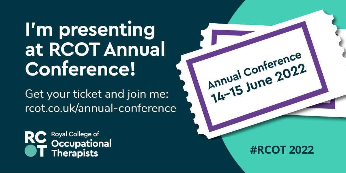 If you like using #Podcasts for your #CPD, or want to know more about this - the good news is that <a href="/OTPodcastClub/">OTPodcastClub</a> will be presenting "Applying an occupational lens to using podcasts for CPD" at #RCOT2022. 😊
Looking forward to you joining us to talk all things #OTPodcasts