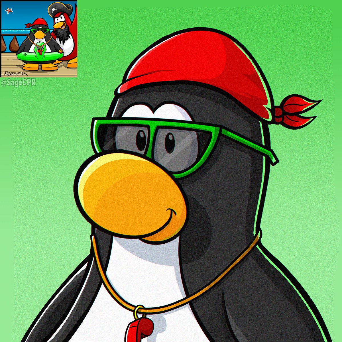 Questying's tweet photo. Having another Club Penguin Art Commission Giveaway, we're giving away 2 Icons made by @SageCPR! To enter:

- Retweet/Like this Tweet.
- Must be Following @SageCPR and myself, @KnightQuesty.
- Ends April 10th.

Best of luck! https://t.co/FVZUyqCIW0