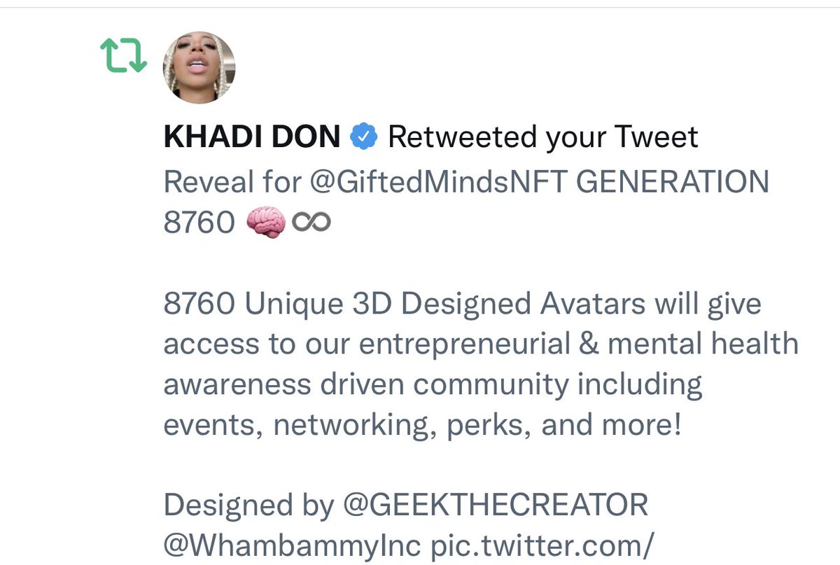 Thank you for the love!! <a href="/KhadiDon/">Khadi Don</a> 
We would love to have you onboard as an advisor &amp; we will make you a custom one as well!! 🔥