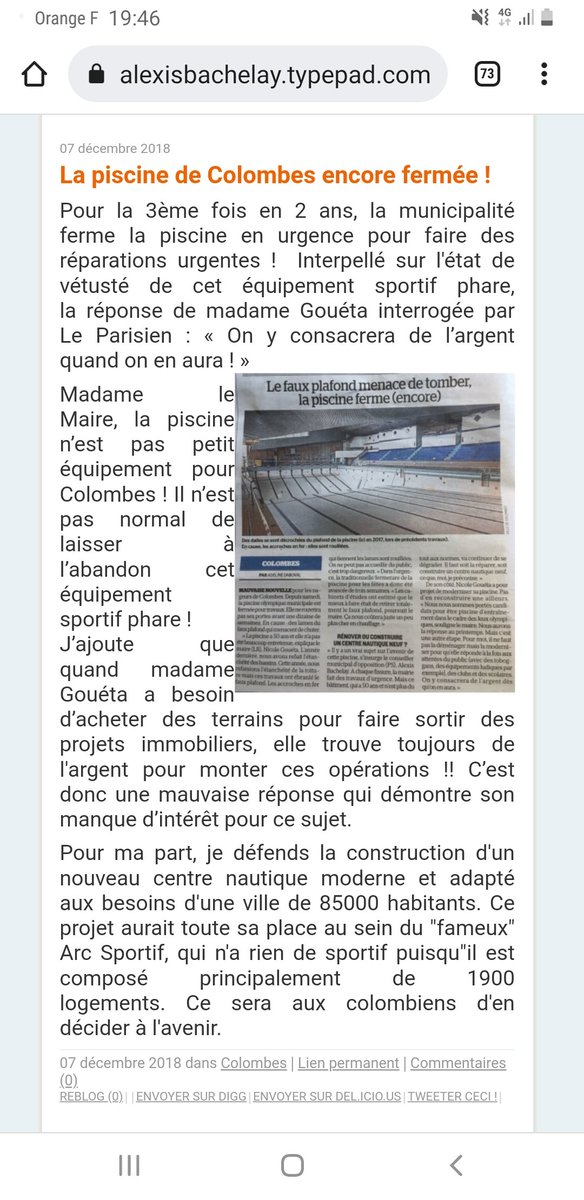 CAbandonnee's tweet photo. En 2018, "il" s'offusquait d'une fermeture en urgence de la #piscine
Fin avril 2022, elle ferme pour 2 ans, laissant les 3 clubs mourir. Sans concertation, ni solution !
N'oublions pas !
#shamovitcherie #escrolo
#saccageColombes #Colombescrade #Colombescrasse https://t.co/kv7BeHYhUd