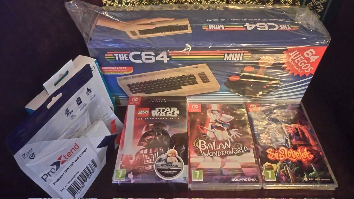 SwedishGamester's tweet photo. I picked up a couple of #packages on my way #home from #work today with cool #GameStuff! The box for #C64Mini is in #italian but it was a really #GoodDeal so I don't mind much that it's not in #english. Just watching this #beauty builds up my #hype for the #A500Mini even more! ❤ https://t.co/FTSa1tAUZS