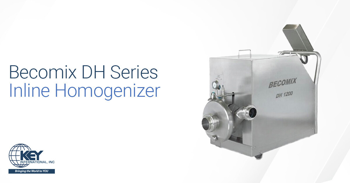 KeyIntlInc's tweet image. With 4 different pumping capacities from 100 to 2,300 L/minute and homogenizing capabilities from 65 to 1,500 L/minute, the BECOMIX DH #homogenizer has a wide range of shearing intensities.

Request a quote today: bit.ly/3KkJXrI

#Homogenizing #Cosmetics #Pharmaceuticals