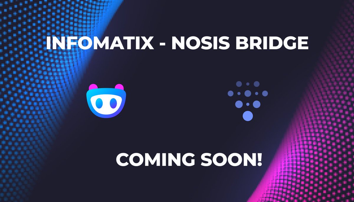 Infomatix_io's tweet photo. The Infomatix - Nosis Integration is ready to launch ๐ฅ
Infomatix currently allows users to add their holdings to the https://t.co/1IaiS3bEYH platform ๐ผ
https://t.co/xAosCnzqbP allows users to view and manage their assets including stocks, crypto, bonds etc๐ฐ https://t.co/FyENL7VGQ5