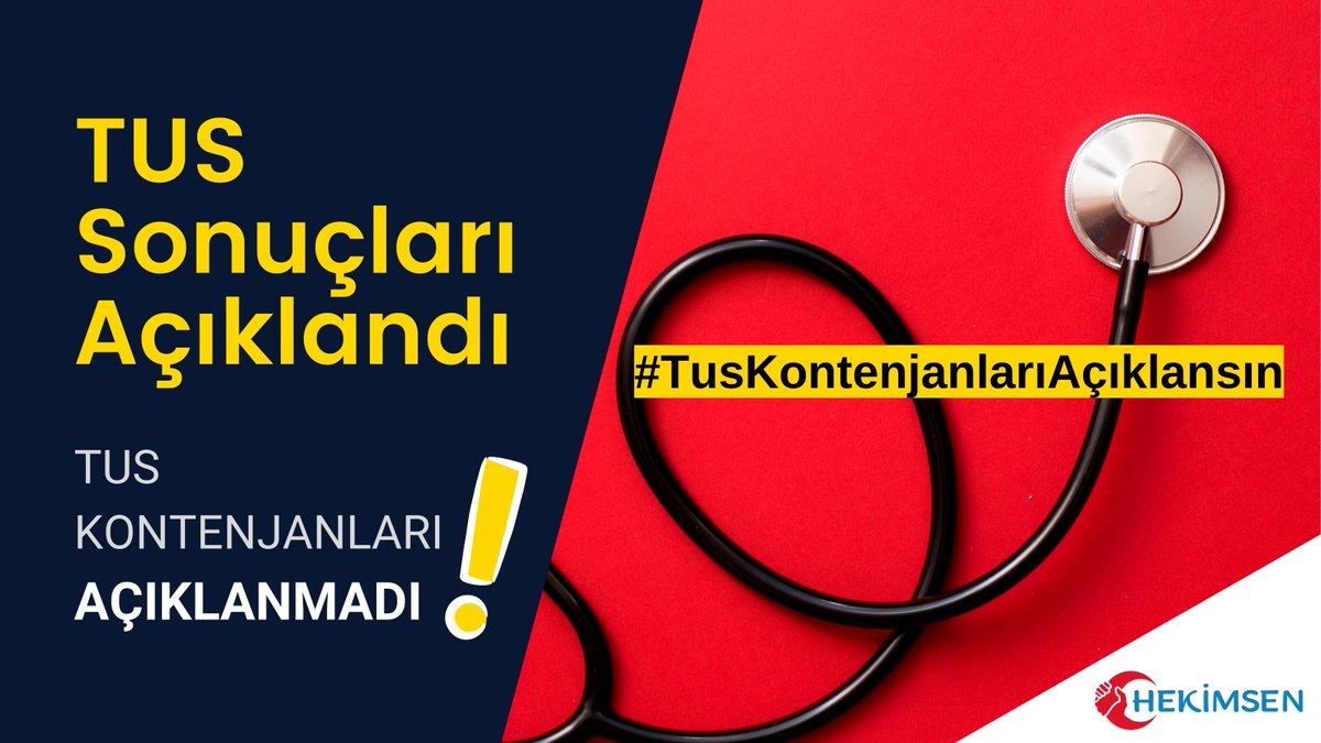 hekimsen's tweet photo. Uzmanlık sınavına giren hekimlerimiz bir an evvel kontenjanların belirlenmesini bekliyorlar. Önceki sınavlara göre halihazırda gecikmiş olan kontenjanlar daha fazla geciktirilmeden açıklanmalıdır.

#TusKontenjanlarıAçıklansın https://t.co/QFEsZFAzAG