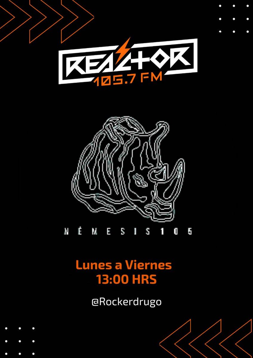 Reactor105's tweet photo. Prepárense para disfrutar de #Némesis105 a través de Reactor. No se pierdan este miércoles a @Rockerdrugo con las entrevistas que tendrá con @DesertNinos y a parte del staff de #LostVoice 🌵💿 https://t.co/ruS5CbnXHh