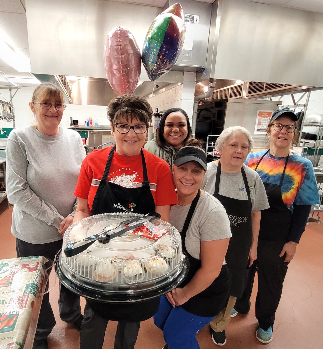 TNG_Hazleton's tweet photo. TNG Cares _  Congratulations to Lori Solarnick (VEMS), Terri Gliem(HTELC) and Stephanie Murphy (MMEMS) for all the compassion you show the students of Hazleton Area!  All our cafeteria staff Rocks! https://t.co/9aDYDZgEyT