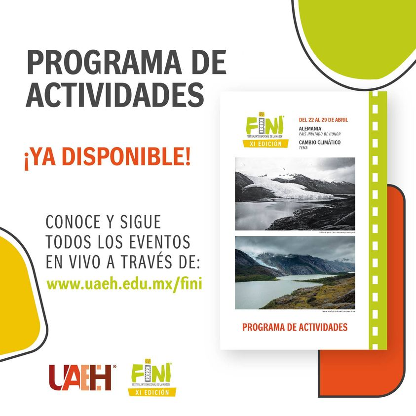 UAEH_OFICIAL's tweet photo. ¡Ya puedes conocer todas las actividades que se tienen programadas para esta edición XI del Festival Internacional de la Imagen (FINI)! Solo haz clic en: https://t.co/cXejIQH6Zm
#UAEH #FINIX #ProgramaActividades https://t.co/gAi9d8TTDw