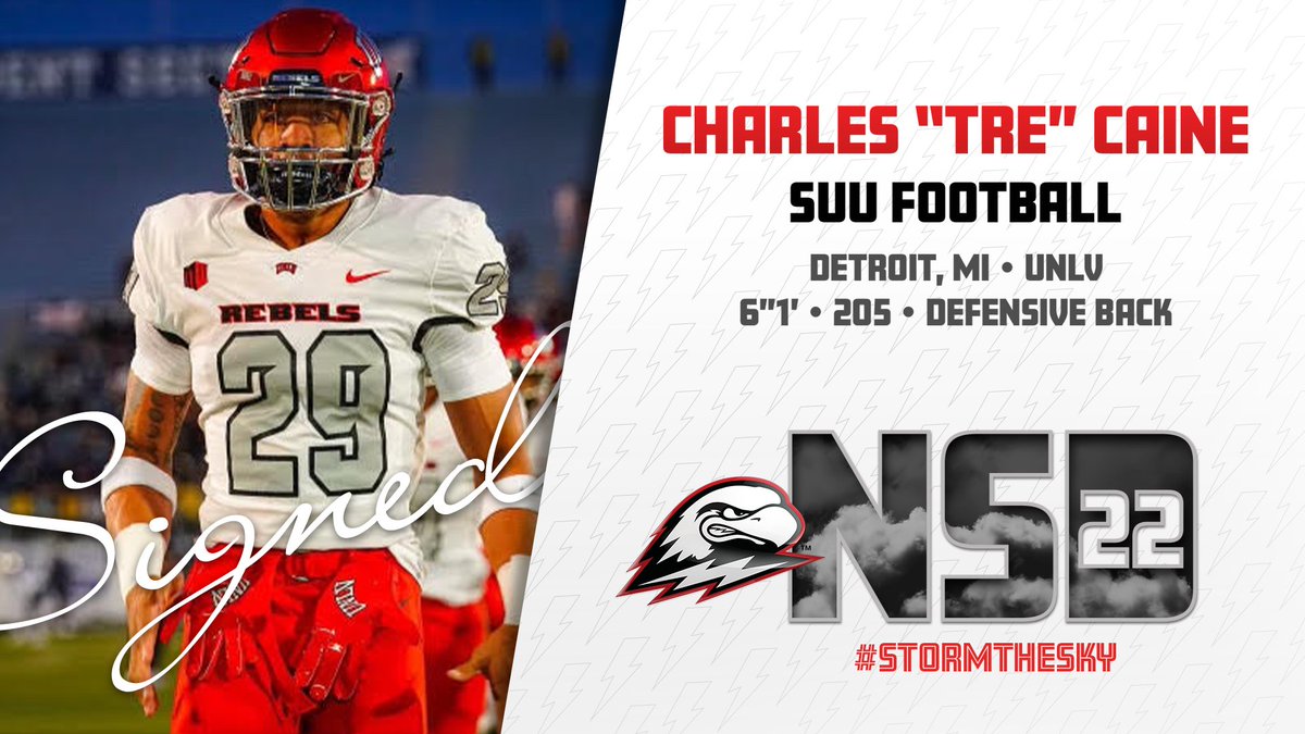 SUUFB_'s tweet photo. Welcome to SUU, @TreCaine ✍️

#FocusFightFinish #StormTheSky https://t.co/syh2qUwqLr