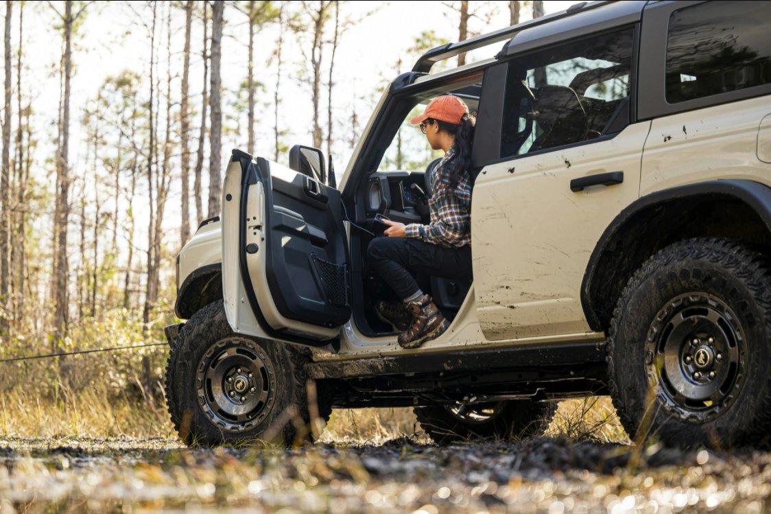 FuccilloFordAda's tweet photo. Weekend warriors unite! Wind down after a long week with a drive in the all-new Ford Bronco! Call or visit our website to schedule a test drive and experience the Bronco for yourself today: https://t.co/874ZAg3SwF https://t.co/ZonlJPkCWE