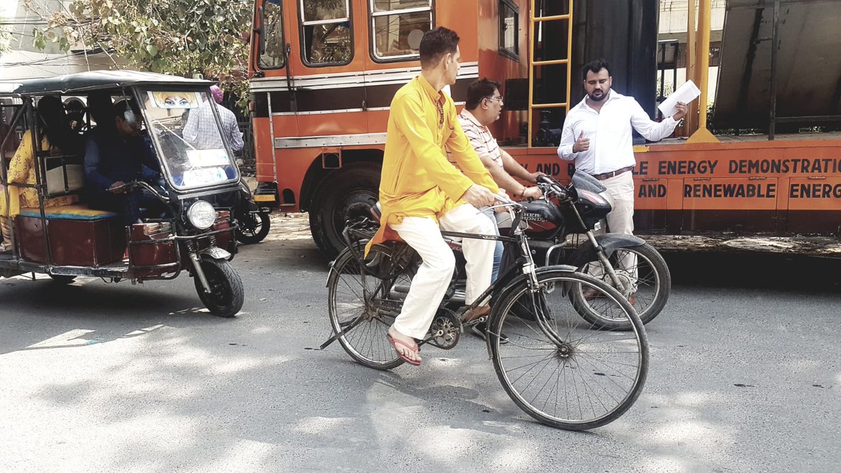 ISMARTIndia's tweet photo. The #ismart is thankful to the GIZ, Ministry of New and Renewable Energy (MNRE), Govt. of India and the state Government of Punjab, @Deloitte  and @ahasolar team for their great support in doing awareness activities in the city.
@giz_gmbh @giz_india @mnreindia @PunjabGovtIndia https://t.co/aXgMlF23Fx