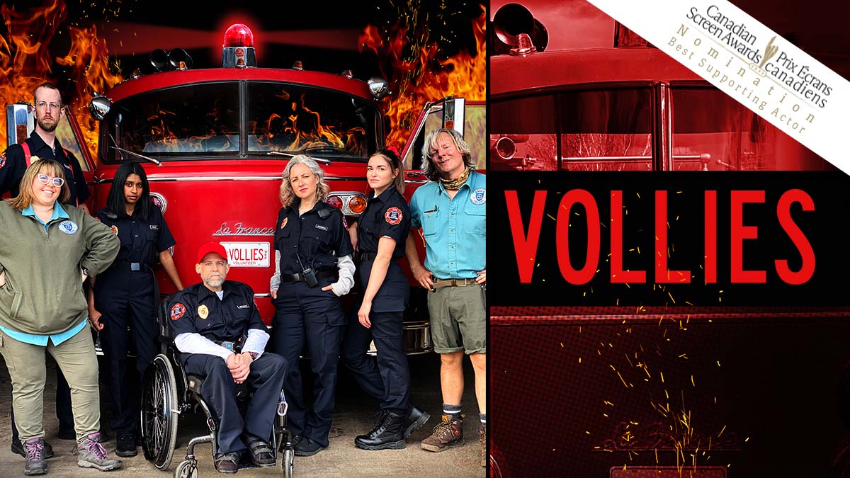 Congratulations to @torrensjonathan from Vollies on his #CanadianScreenAwards nomination for Best Supporting Actor! 

Watch Vollies and follow this volunteer fire department's adventures! Only on Fibe TV, channel 1 and the Fibe TV app. tv1.bell.ca/fibetv1/shows/…