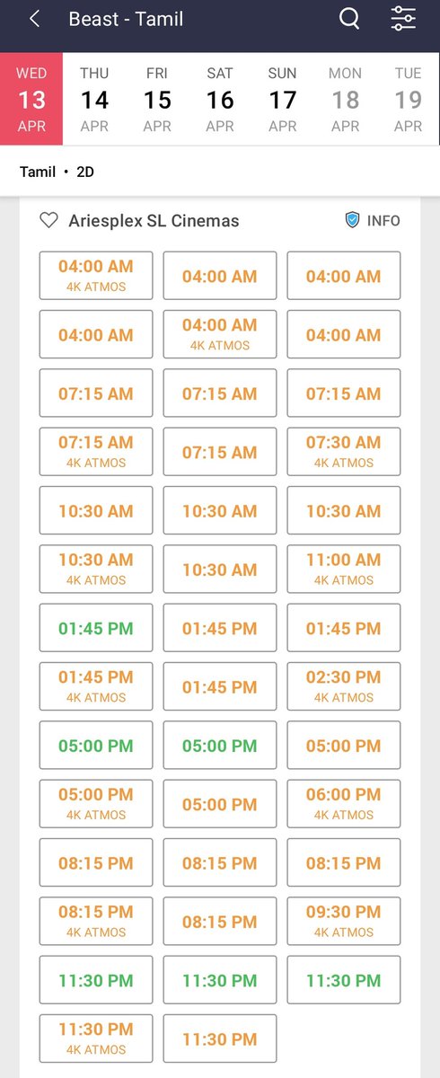 Insane booking for #beast in Trivandrum Aries Plex 🔥🙏

#BeastUpdate #Vijay