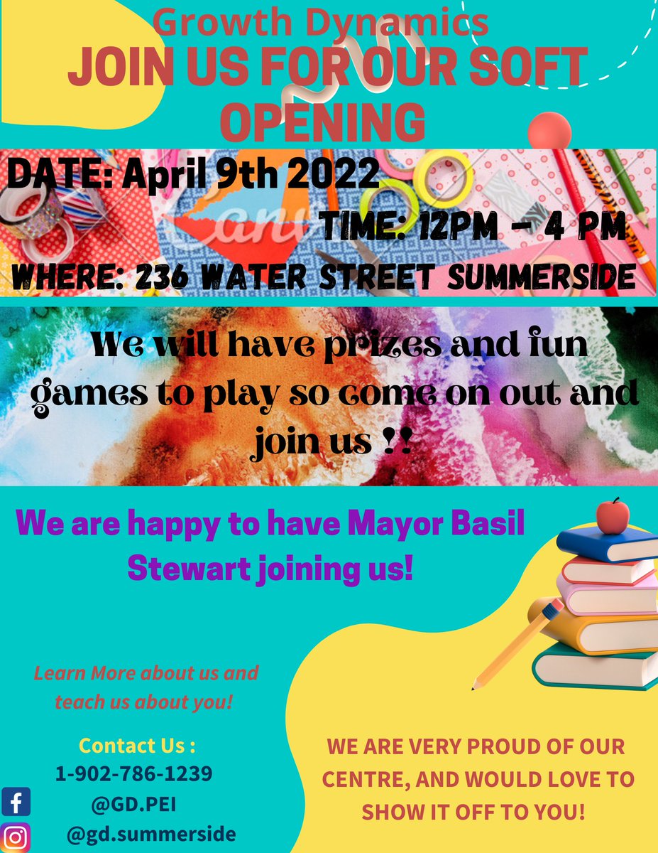 ChildDynamics's tweet image. Join us for some Easter fun! #growthdynamics #summerside #pei #fun