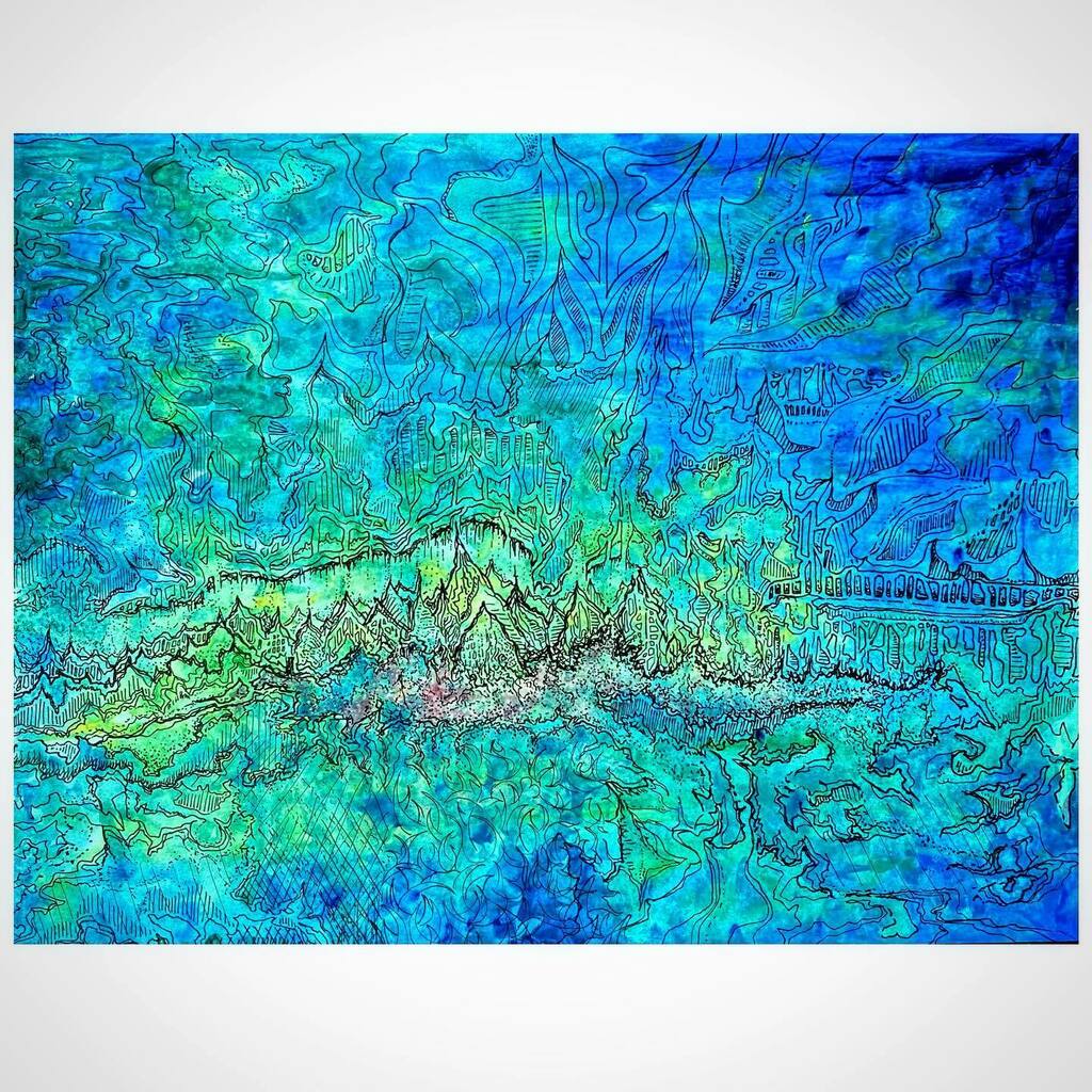 MGreenWorkshop's tweet photo. ‘Underwater Temples + Tribes’ 🌊🔱

Mixed media on 130lb cold press. For sale.

#mixedmedia #nautical #watercolor #linedrawing #forsale #bayareaartist https://t.co/WNBi6ikgRg https://t.co/ezRV6295Qs