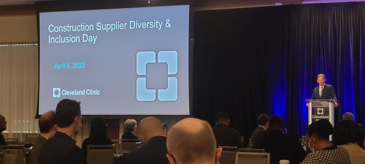 JamieLeeseberg's tweet photo. @ClevelandClinic Enjoying the Cleveland Clinic Construction Supplier Diversity &amp; Inclusion Event. Glad @moodyengineerin could participate. https://t.co/wZIAL99B7C