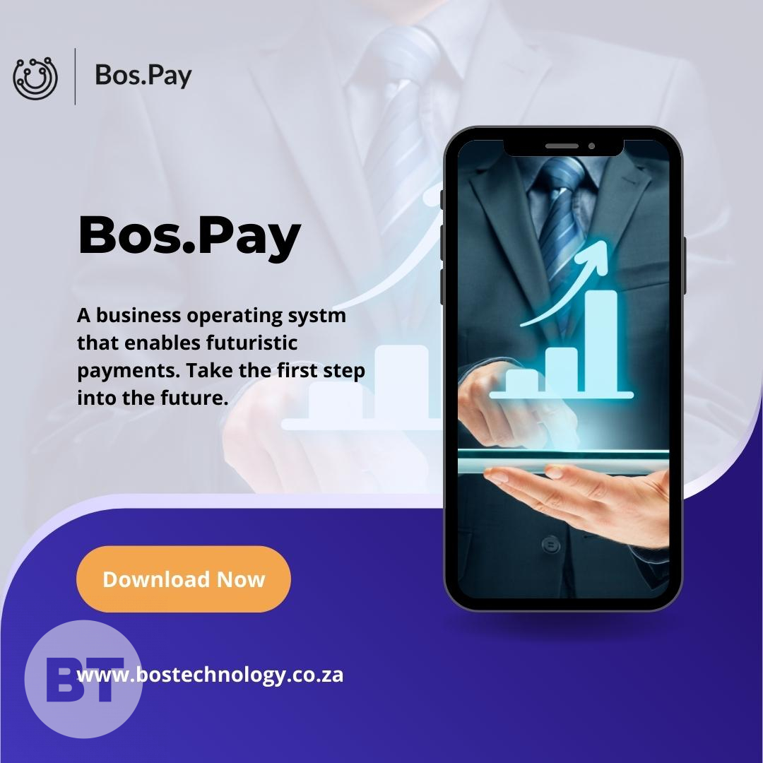 You already use your smartphone to gauge the social media presence of your business. Now you can use it as a payment gateway. Unlock the full potential of your phone. 

Download BOS.Pay to learn more:
bostechnology.co.za
#BOS.Pay
#Payment 
#Finance 
#crypto...