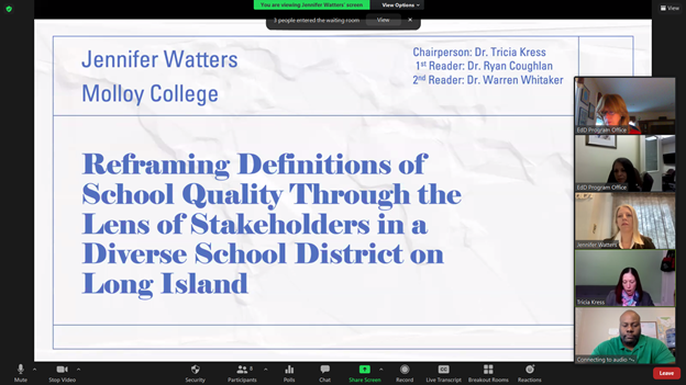 Molloy University Ed.D. tweet media