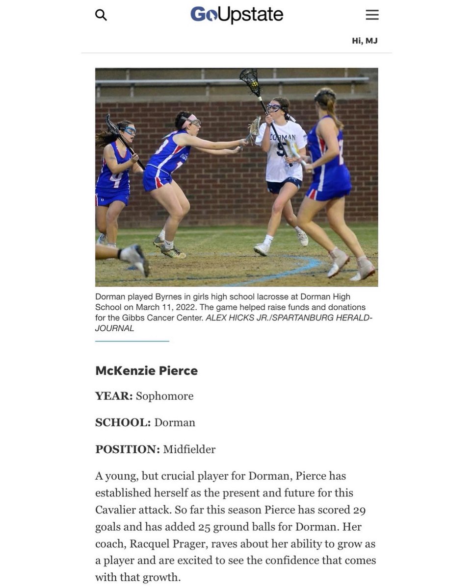 Dorman Girls Lacrosse tweet media