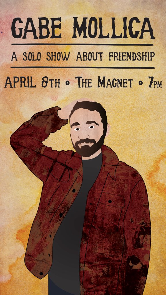 Friday at 7 I’m doing my solo show at the @magnettheater Taking it to Edinbugh, so come see me work it all out!! @TerenceHartnet is doing a spot, too! magnettheater.com/show/56453/