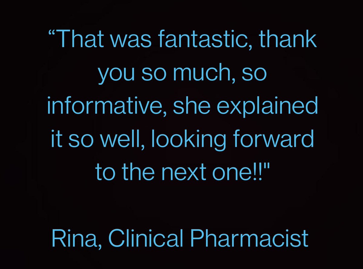 pharma_inspires's tweet photo. ✨ Some Feedback ✨
 
Lovely comments from our last webinar 
"Making Sense of Maintenance and Reliever Therapy (MART)", hope you join us for the next one! 

#pharmainspires #pharmacy #learnconnectshare #PrimaryCare https://t.co/WLkJI9dtSw