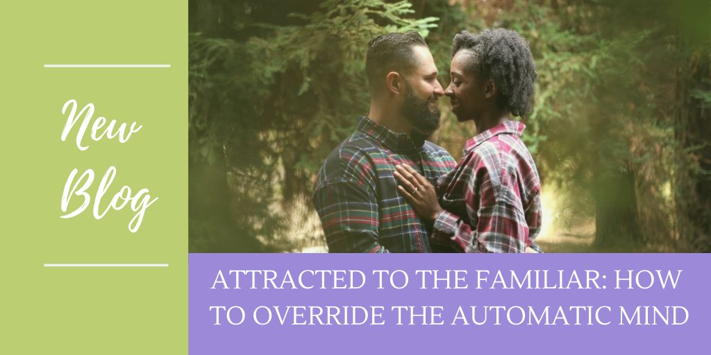 CenterForShared's tweet image. In almost all parts of life, our brains are programmed to be unconsciously drawn to what is most familiar. In this blog, we share insights about overcoming detrimental patterns that can result from choosing what is familiar. ow.ly/G6a450ICgO8 #denverdating #denvertherapy