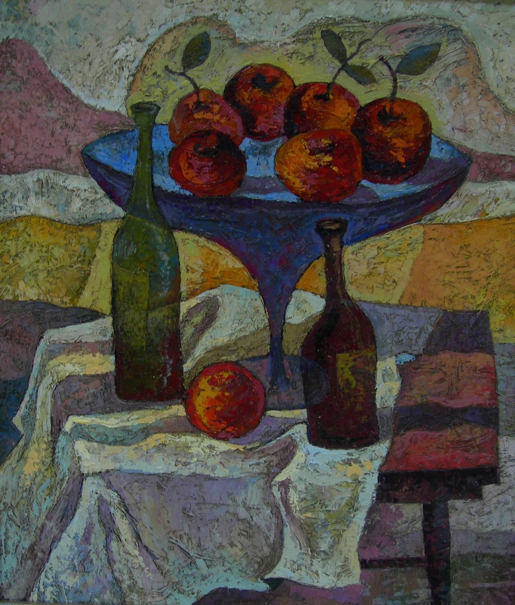 I love impressionism. Sometimes pulls on him. I want to make a picture and enjoy the abundance of color combinations