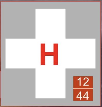 Rotor_RFB145's tweet image. The numbers on a helipad indicate the max gross weight and the rotor diameter the pad can handle. In this case the top number is 12,000lbs max gross weight and the bottom is 44 foot rotor diameter. #HEMS #helicopters #EMSSAFETY