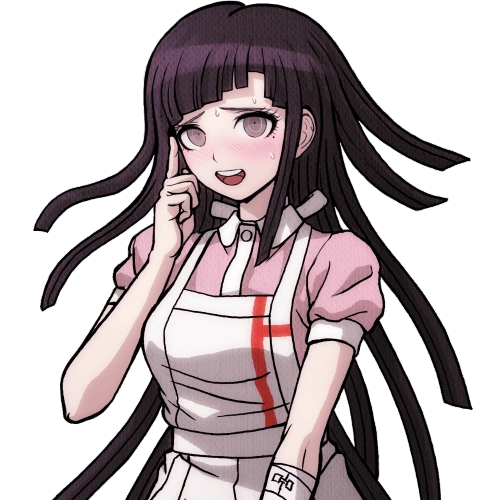RandomVNBot's tweet photo. Mikan Tsumiki ate too much McDonald's and got diabetes :( https://t.co/S4yrbSK2pK