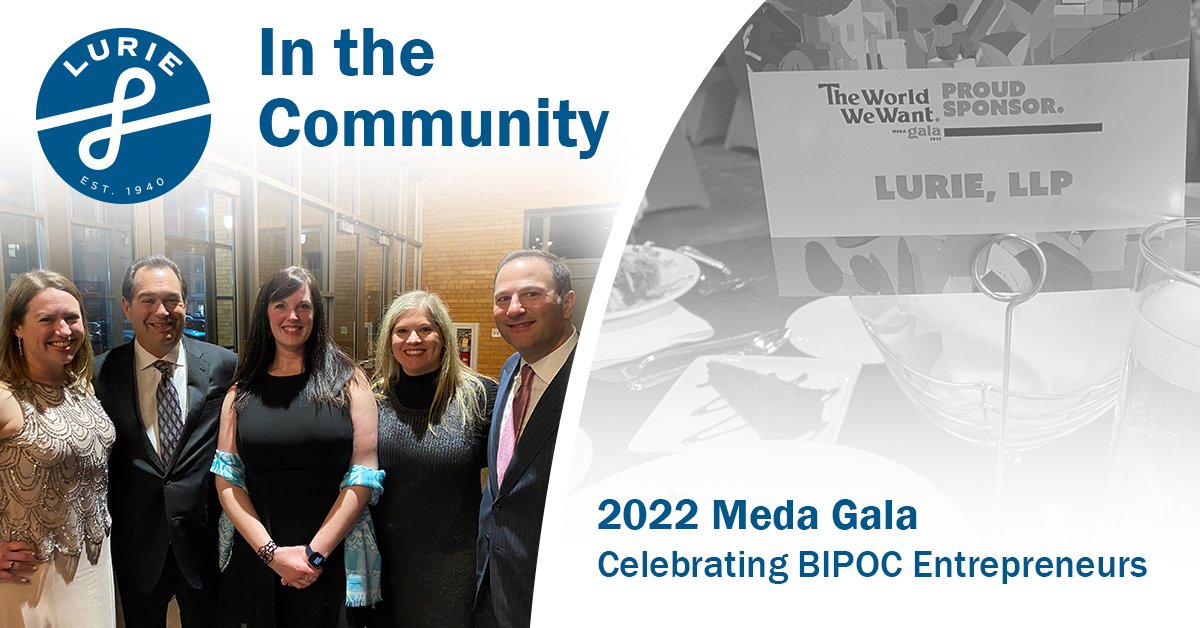 Lurie team members attended last Friday's "Meda Gala" to celebrate BIPOC entrepreneurs. Learn more about the event and the important work being done by Meda in our community: bit.ly/3KgoW1l