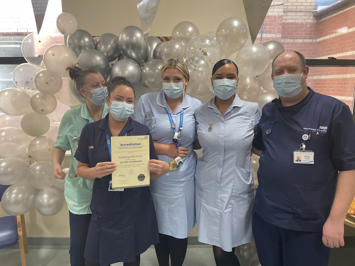 NMGHED's tweet photo. Today we celebrated our silver accreditation result with our amazing team as we received our silver standard certificate. https://t.co/hviPeaGYkN