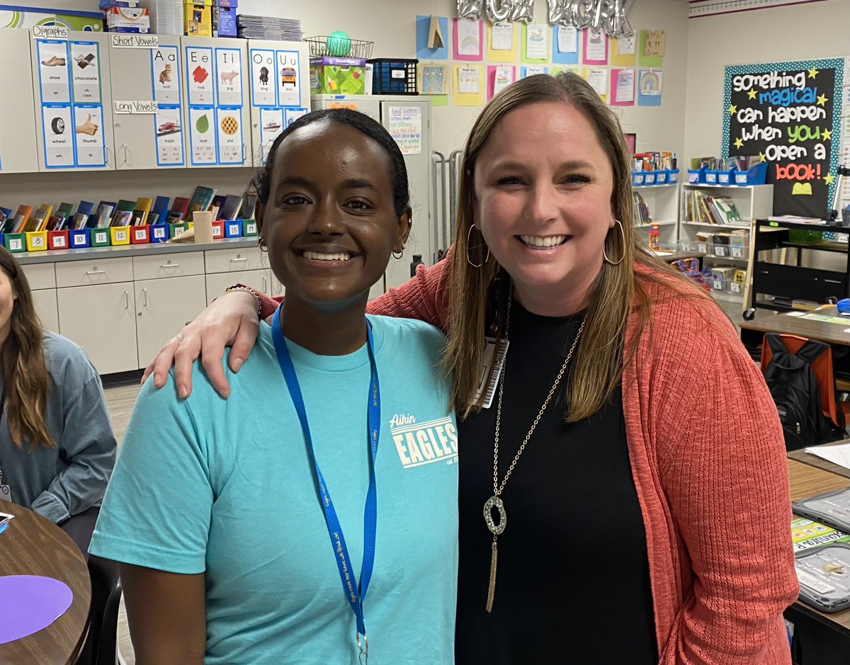 klkprincipal's tweet photo. The best part of being in RISD for 20+ years??? Running into former students who are now teaching! @MsSolomon4 - I am proud of you and love knowing you are back in RISD as an amazing 2nd grade teacher. Once a Wildcat, always a wildcat! https://t.co/CZAv1N9l4E