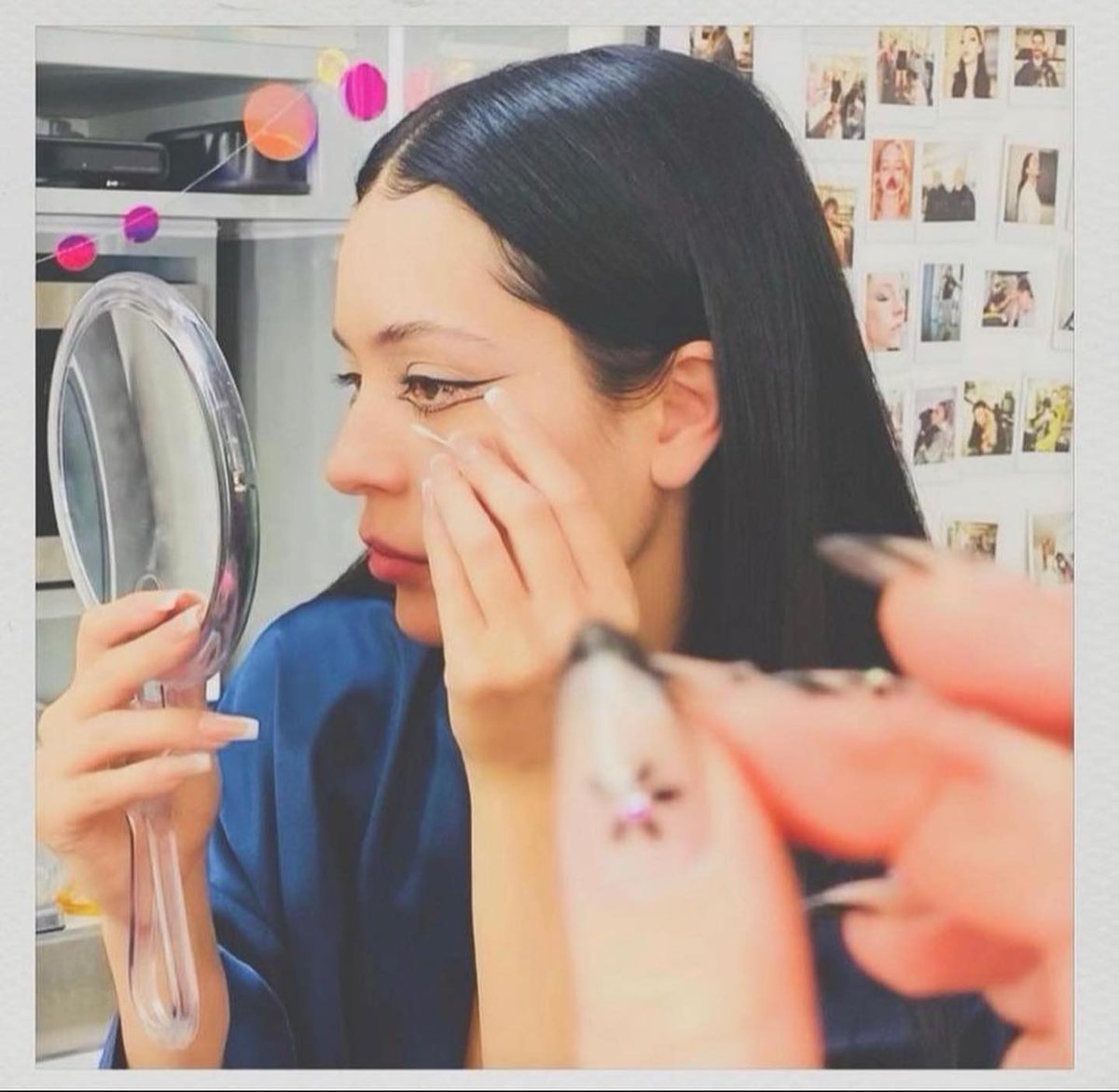 saintdemie's tweet photo. alexa demie doing her makeup on the set of euphoria <3 https://t.co/UAqLsyIL3S