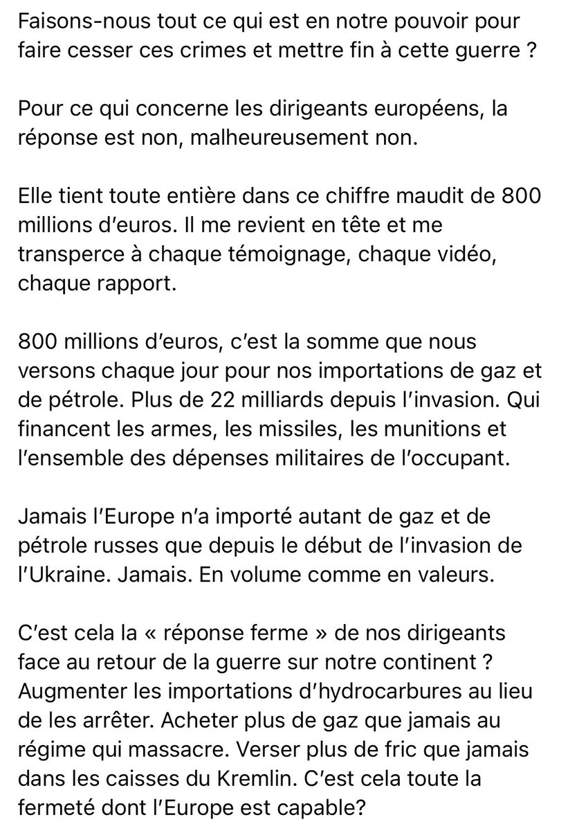 rglucks1's tweet photo. Il ne s’agit pas de faire la guerre, il s’agit d’arrêter de la financer. https://t.co/TQbmrCxoGk