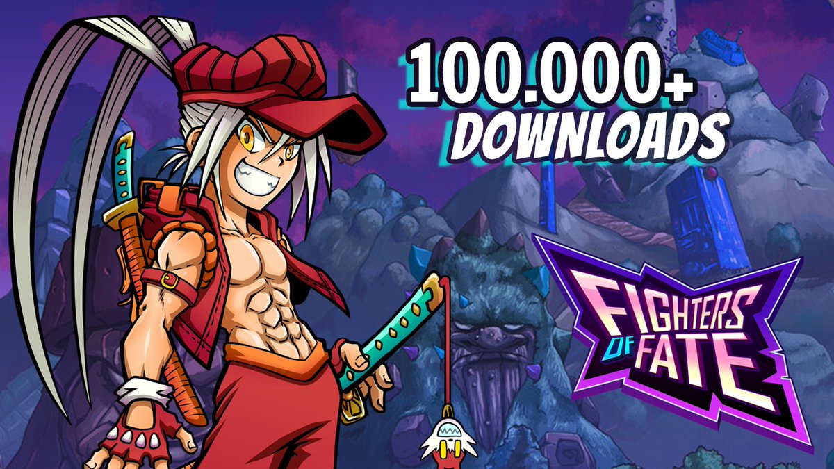 Fightersoffate's tweet photo. We're so happy to be celebrating our first 100K+ downloads! 🥳

We want to thank all the amazing Fighters that have been supporting us during this early access state. 

We have big plans ahead! 

#gamedev #ccg https://t.co/aXhgTI3lYh
