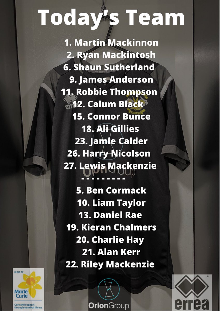 clachfc's tweet photo. Tonight’s team to face @DeveronvaleFC https://t.co/Uput0CF8Au